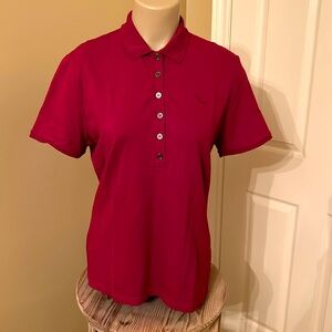Burberry Brit Burgundy Polo Shirt